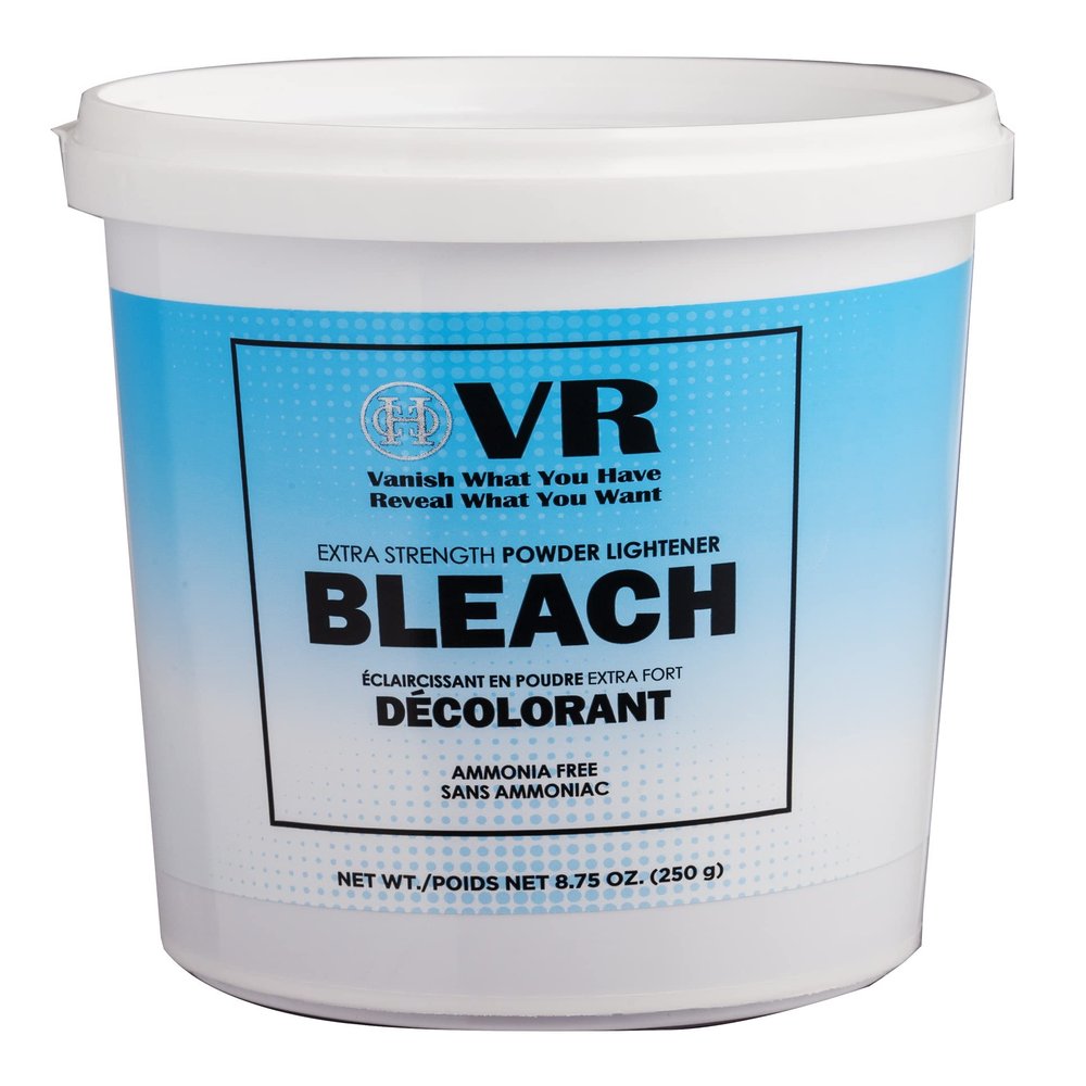 VR Blue Bleaching Hair Powder Extra Strength Lightener & Toner by Cocohoney, Made in Italy (8.75 oz (250 g))