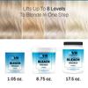 VR Blue Bleaching Hair Powder Extra Strength Lightener & Toner by Cocohoney, Made in Italy (8.75 oz (250 g)) view 3