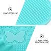 Beaupretty Butterfly Shaped Beauty Brush Cleaning Pad Silicone Makeup Brush Cleaner Mat 1pc Tool view 4