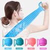 Body Scrub Towel Silicone Bath Brush Magic Brush Silicone Brushes Bath Towels Bath Belt Bath Belt Exfoliating Back Brush Belt Wash Skin Wipes e view 2
