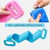 Body Scrub Towel Silicone Bath Brush Magic Brush Silicone Brushes Bath Towels Bath Belt Bath Belt Exfoliating Back Brush Belt Wash Skin Wipes e view 4