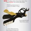 Professional Straight Razors For Men - Straight Edge Barber Razor Shaving Kit For Close Shave - Beard Cut Throat Safety Razor Shavette Navajas Para Barbero - 10 Shaving Blades By Krisp Beauty view 2