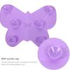 Beaupretty Silicon Makeup Brush Cleaning Pad Cosmetic Brush Cleaner Mat Portable Washing Tool Scrubber Pad Lip Cleaner Butterfly Shaped Beauty Mat view 2