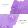 Beaupretty Silicon Makeup Brush Cleaning Pad Cosmetic Brush Cleaner Mat Portable Washing Tool Scrubber Pad Lip Cleaner Butterfly Shaped Beauty Mat view 3