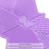 Beaupretty Silicon Makeup Brush Cleaning Pad Cosmetic Brush Cleaner Mat Portable Washing Tool Scrubber Pad Lip Cleaner Butterfly Shaped Beauty Mat view 4