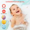 Bath Bombs for Kids with Toys Inside for Girls Boys - 12 Set Surprise Bubble Bath Fizzies, Colorful Handmade Kids Safe and Gentle Spa Bath Fizz Balls Kit, Birthday Christmas Gift (Package May Vary) view 3