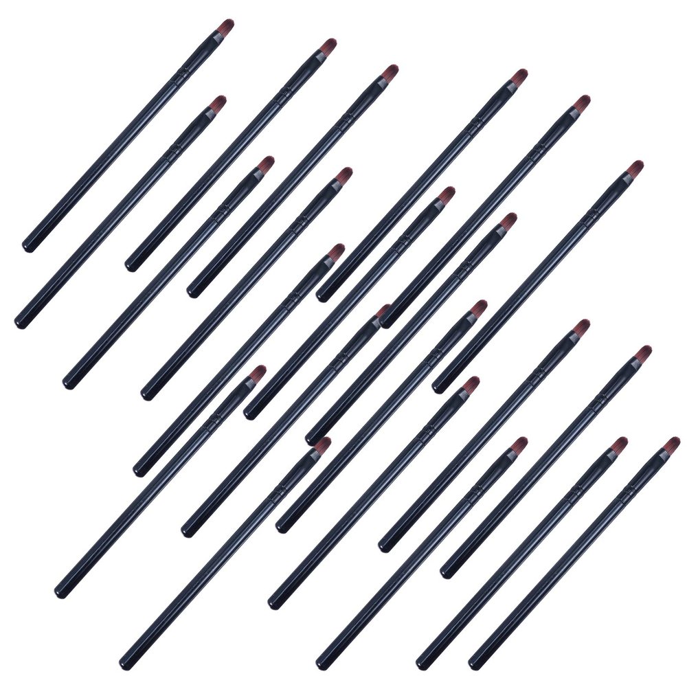 Beaupretty 50pcs Portable Lip Makeup Brushes Multifunctional Lip Gloss Applicators for Daily Use Premium Bristles for Home Professional Salon Use