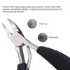 TRGCJGH Hand and Foot Nail Scissors,Fungal Or Ingrown Toenails, Large Heavy Duty Easy Grip Rubber Handle Podiatrist Style,Black view 2