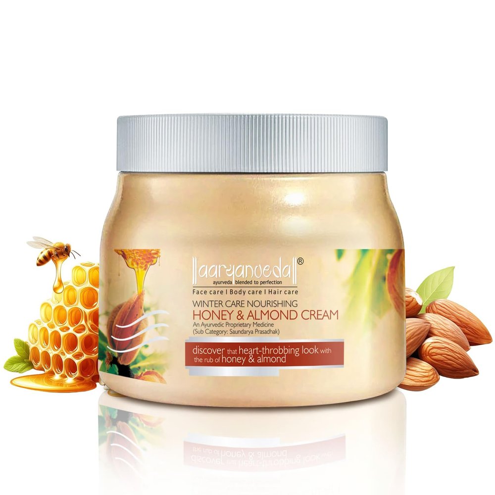 Aryanveda Face Scrub 400 GM (Honey & Almond Cream)