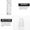 Beaupretty Clear Gloss Lip Gloss 5pcs Empty Lip Gloss Tubes Diamond Plastic Lip Gloss Bottle Containers Clear Refillable Lipstick Lip Balm Bottles DIY Liquid Eyeliner Tubes Sample Containers view 3