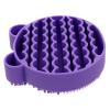Beaupretty Silicone Makeup Brush and Storage Holder for Dual-purpose Design for Cleaning and Drying and Reusable Cosmetic Brush Organizer view 2