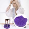 Beaupretty Silicone Makeup Brush and Storage Holder for Dual-purpose Design for Cleaning and Drying and Reusable Cosmetic Brush Organizer view 4