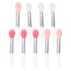 Beaupretty 9pcs Silicone Lip Brush Applicators for Makeup Portable Soft Lipstick and Lip Mask Applicator Transparent Watermelon Skin-friendly Cosmetic Tools view 1
