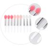 Beaupretty 9pcs Silicone Lip Brush Applicators for Makeup Portable Soft Lipstick and Lip Mask Applicator Transparent Watermelon Skin-friendly Cosmetic Tools view 3