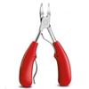 TRGCJGH Hand and Foot Nail Scissors,Fungal Or Ingrown Toenails, Large Heavy Duty Easy Grip Rubber Handle Podiatrist Style,Red view 1