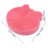Beaupretty 1 Silicone Makeup Brush Cleaner Mat Storage Holder Brush Cleaning Tool for Lady view 2