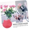 Beaupretty 1 Silicone Makeup Brush Cleaner Mat Storage Holder Brush Cleaning Tool for Lady view 3