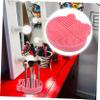 Beaupretty 1 Silicone Makeup Brush Cleaner Mat Storage Holder Brush Cleaning Tool for Lady view 4