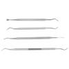 Beaupretty 4pcs Nail Art Tool for Professional Nail Care Includes Double-Headed for Cuticles for Manicure and Pedicure Lightweight and Portable Silver Finish view 1