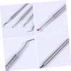 Beaupretty 4pcs Nail Art Tool for Professional Nail Care Includes Double-Headed for Cuticles for Manicure and Pedicure Lightweight and Portable Silver Finish view 3
