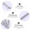 Beaupretty 4pcs Nail Art Tool for Professional Nail Care Includes Double-Headed for Cuticles for Manicure and Pedicure Lightweight and Portable Silver Finish view 4