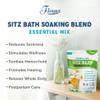 Hemorrhoid Care Postpartum Care Bartholin Cyst Relief - FIVONA Sitz Bath Salt Natural Epsom Blend with Essential Oils Soak - 14.1 oz view 3