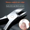 TRGCJGH Hand and Foot Nail Scissors, Chiropodist Style Toe Nail Clipper for Thick, Fungal Or Ingrown Toenails,B view 3