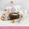 Luxury Bath Gift Set - Home Spa Gift Basket with Milky Coconut Scent, Vitamin E & Shea Butter with Shower Gel, Bath Salt & Crystals, Body Scrub, Hand Cream, Body Oil, Bath Pillow, Wooden Crate & More view 3