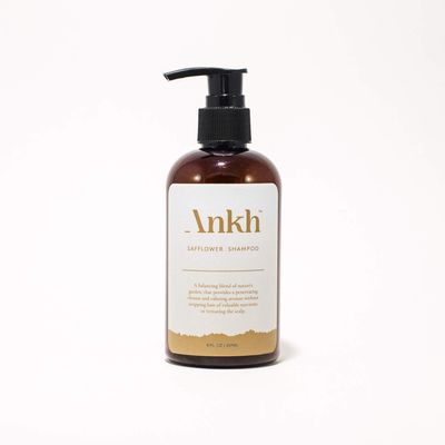 Ankh Safflower Shampoo | Cleanses Natural Hair without Irritating Scalp | Made with 100% Organic Natural Ingredients