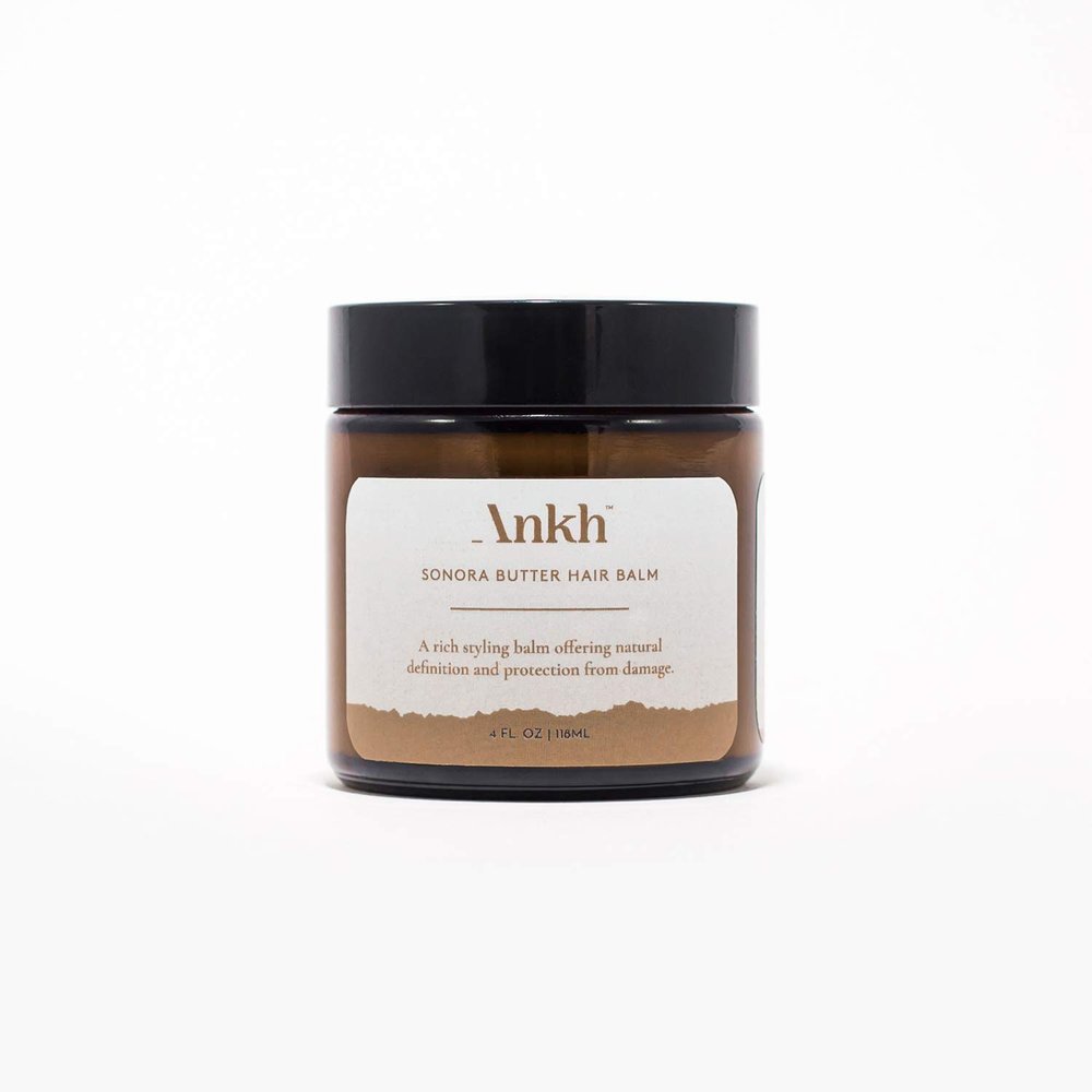 Ankh Sonora Butter Hair Balm | For Molding, Twisting, Braiding Natural Hair | Made with 100% Organic Natural Ingredients