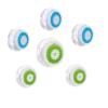 SERHII BURLIA Facial Cleansing Brush Head Replacement, Deep Pore Facial Brush Heads For Clogged and Enlarged Pores (3Green 3Blue) view 1