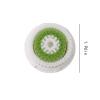 SERHII BURLIA Facial Cleansing Brush Head Replacement, Deep Pore Facial Brush Heads For Clogged and Enlarged Pores (3Green 3Blue) view 2