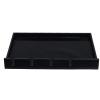 Lurrose Barber Clipper Tray Salon Clippers Organizer Razor Case Hair Trimmer Holder for Baber Shop Home (Black) view 1