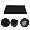 Lurrose Barber Clipper Tray Salon Clippers Organizer Razor Case Hair Trimmer Holder for Baber Shop Home (Black) view 4