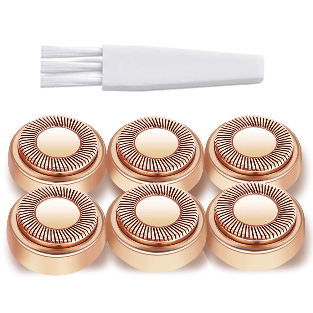 Facial Hair Remover Replacement Heads: Compatible with Finishing Touch Flawless Facial Hair Removal Tool for Women As Seen On TV 18K Gold-Plated Rose Gold (Generation 1 Single Halo)