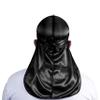 ForceWave Silky Durag for Men Wave Cap Satin Dorag for Men Women 360 Wave Black view 3