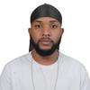 ForceWave Silky Durag for Men Wave Cap Satin Dorag for Men Women 360 Wave Black view 4