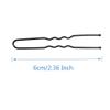 200Pcs 6cm U Shaped Hair Pins, Bun Hair Pins with Storage Box by KeJian, Black 2021 view 2