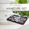 Manicure Set Women and Men  12-Piece Professional Grooming Kit with Premium Tools, Genuine Leather Case, and exclusive Glass Nail File for Hand & Foot Care, German Quality view 2