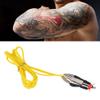 Tattoo Clip Cord, 5.9ft Soft Silicone Cable with 1/4" Mono Plug for Tattoo Machines Power Supplies (Yellow) view 4