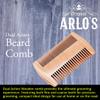 Arlo's 5-PC Mens Premium Beard Grooming Kit w/Argan Beard Oil 2.5oz -Beard Oil, Beard Brush, Beard Comb, Beard Scissors & Carry Bag view 4