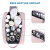 BAGSMART Toiletry Bag for Men, Travel Toiletry Organizer Dopp Kit Water-resistant Shaving Bag for Toiletries Accessories, Door Room Essentials,Pink-medium view 2