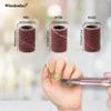 Wiselooker 300pcs Sanding Bands Nail Buffers for Menicure #80#150#240 Coarse Meduim Fine Grit Professional for Acrylic Nail Drill Efile Drills Dremal Machine view 3