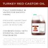 velona Castor Oil Turkey Red 7 lb | 100% Pure and Natural Carrier Oil | Cold Pressed | Hair, Body and Skin Care | Use Today - Enjoy Results view 2