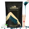 2.5lb Lifestance Hard Blue Brazilian Bikini Wax Kit with 30 Applicators - Pearl Wax Beads for Face, Body, Legs - For Women and Men view 1