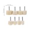 Lurrose Nail Polishing Wheel Set 8Pcs Nail Buffing Wheel Pad Replacement Heads for Electric Buffer Manicure Pedicure Tool Polishing and Grinding Accessories view 3