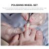 Lurrose Nail Polishing Wheel Set 8Pcs Nail Buffing Wheel Pad Replacement Heads for Electric Buffer Manicure Pedicure Tool Polishing and Grinding Accessories view 4