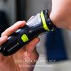 Remington Ultrastyle Rechargeable Rotary Shaver, Pr1320, Black/Neon Green view 3