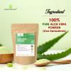 Cosmic Element Organic Aloe Vera Powder - 100% Pure Leaf Gel | Hydrating After Sun Care, Moisturizing for Face, Body & Skin | Ideal for Sun Burn, Acne, and Dry Skin - Aloe Vera Powder for Hair - 4 oz view 3