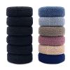 12PCs Large Thick Cotton Hair Bands Seamless Ponytail Holders Headband for Heavy and Curly Hair, Hair Ties for Women view 1